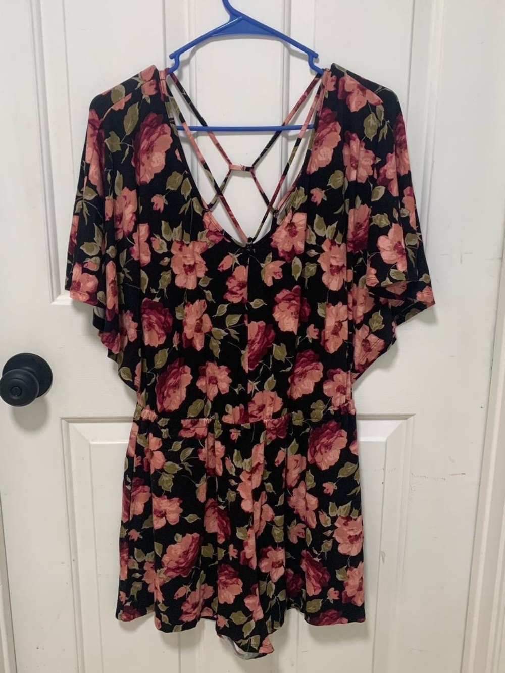American Eagle Floral Romper